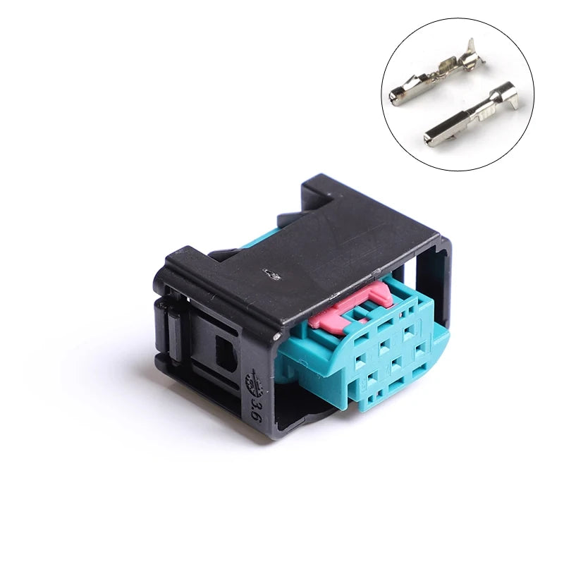 9-967616-1 is suitable for 6-pin wiring harness plugs of Mercedes-Benz, Hyundai and Great Wall throttle valves. 1/2-967616-1