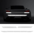7Pcs Car Reflective Warn Strip Tape Bumper Safety Stickers Car Safety Mark Reflective Strip Car Trim Accessories