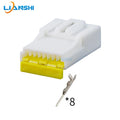 DJ7081-0.7-21 car rearview mirror is suitable for the 8-hole wiring harness plug of the Nissan sunroof reading light