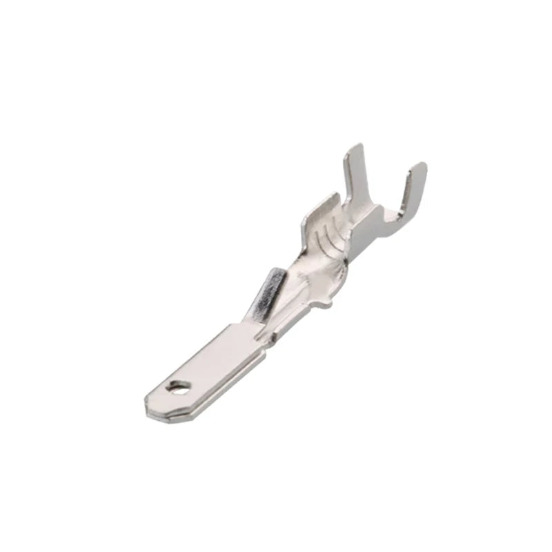 100pcs 2.8 series automotive wire speed wiring conductive terminal tinned copper terminal DJ614A-2.8*0.8A