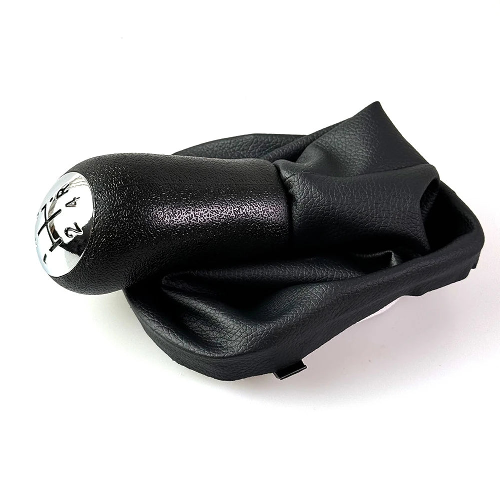 1PC  5 Speed  Gear Shift Lever Knob  With Rod Dust Cover For Renault  R Logan II 13-22 New Car  Interior Accessorie
