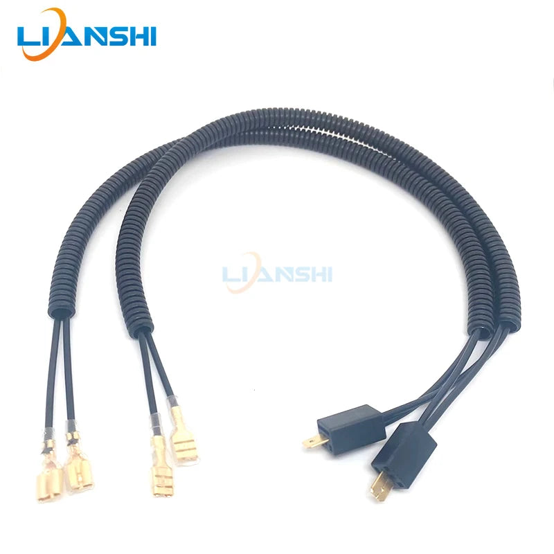 Suitable for Nissan Sunshine Qashqai Qi Jun Lixil change universal high and low snail horn one minute two harness plug