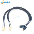 Suitable for Nissan Sunshine Qashqai Qi Jun Lixil change universal high and low snail horn one minute two harness plug