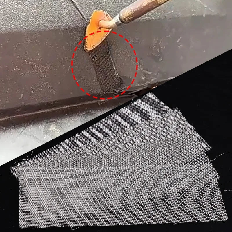 20/1pcs Car Bumper Stainless Steel Repair Net Plastic Crack Repair Mesh Net for Bumper Body Vents Welding Tools Car Accessories