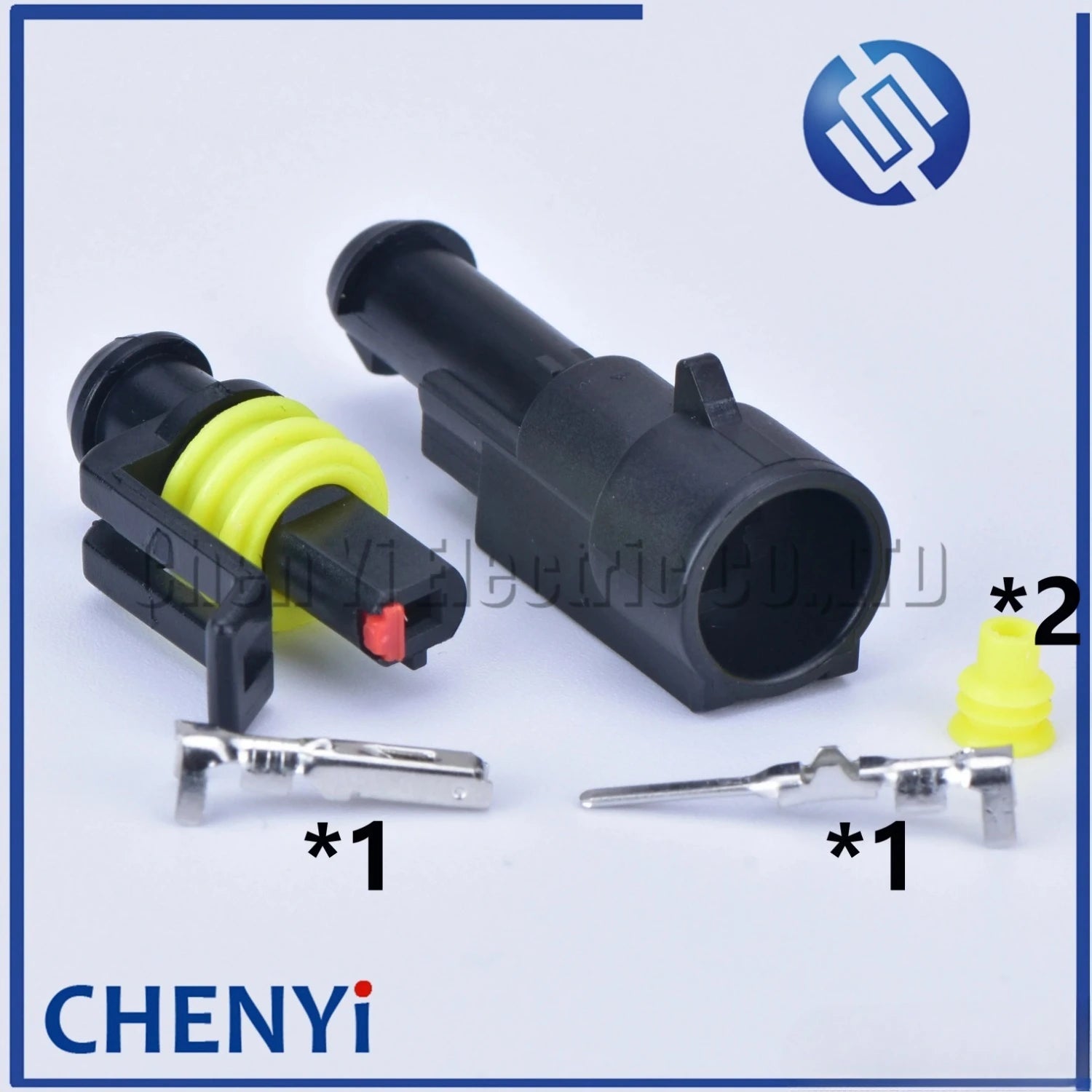 5 sets 1/2/3/4/5/6 pin 1.5 male and female Plug Automotive waterproof connectors Xenon lamp connector Wire harness Plug