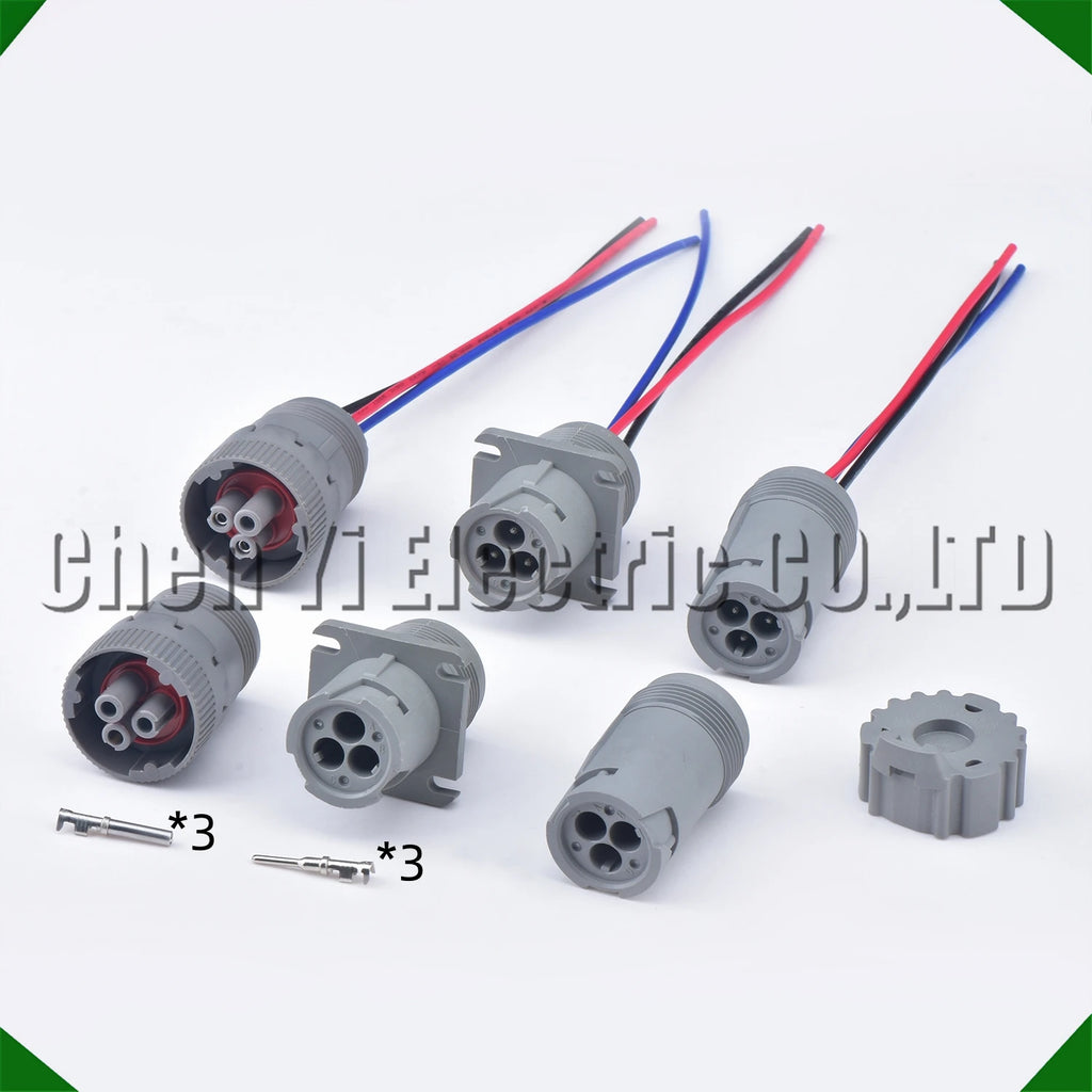 3-Pin Auto Connector Connector waterproof connector female harness connector cable Deutsch