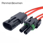1 Set 1 2 3 4 6 Pin Car Weather Pack Electrical Cable Connectors Waterproof Female Male Wire Harness Plug 12015792 12015797