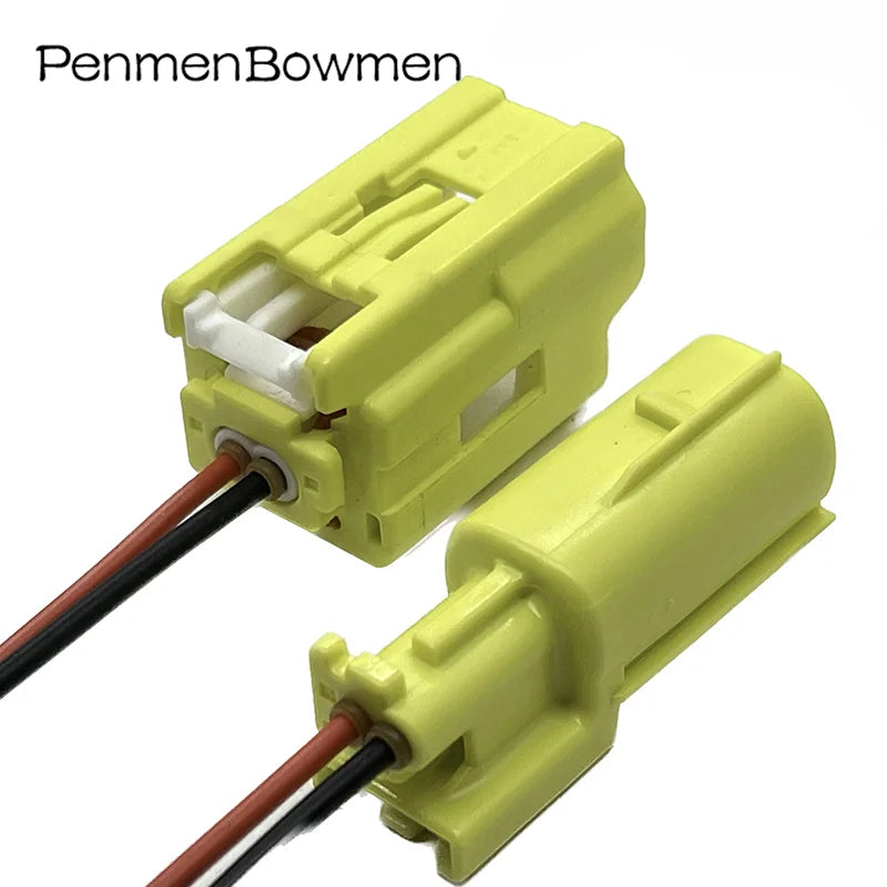 1 Set 2 Pin Car Impact Electrical Cable Connectors Female Wire Harness Plug 7C83-0651-70 90980-12698 7283-0651-70