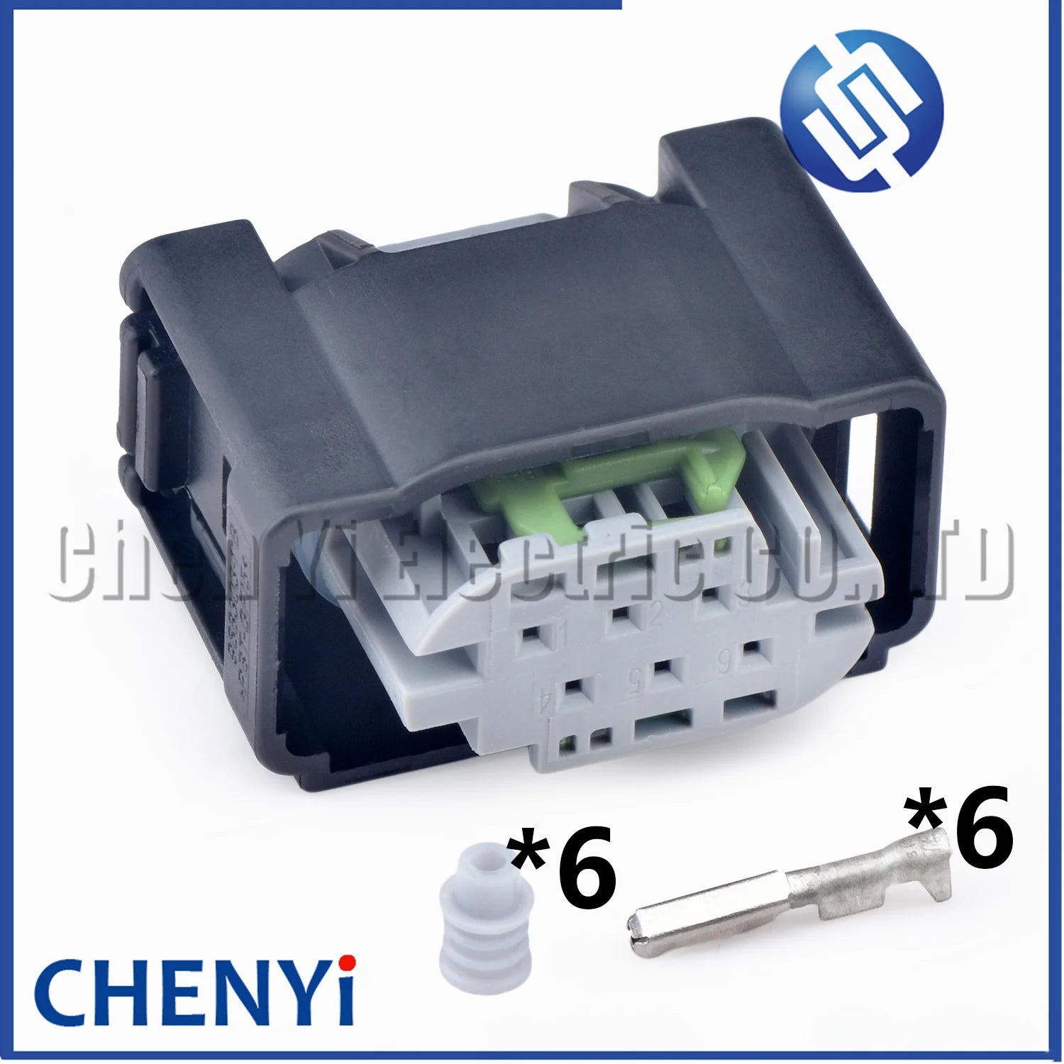 6 Pin Automotive Connectors car Accelerator Pedal plug 2-967616-1 7M0973119 Throttle Valve Sensor plug 1-967587-3