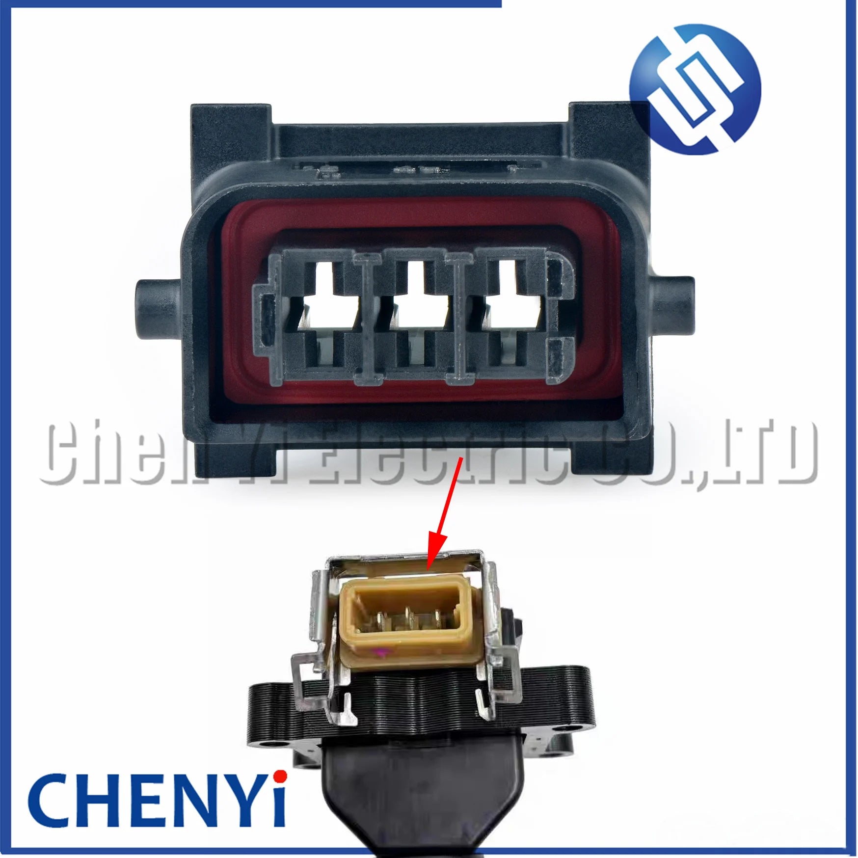 3 Pin Automotive connector ignition coil harness plug 0221504029 12131703227 12139067830 0221504004