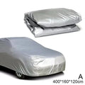 Universal Fit Full Car Cover Waterproof Dustproof All-Season PE Film Coat with Aluminum Protective Sunshade UV Ray Reflection