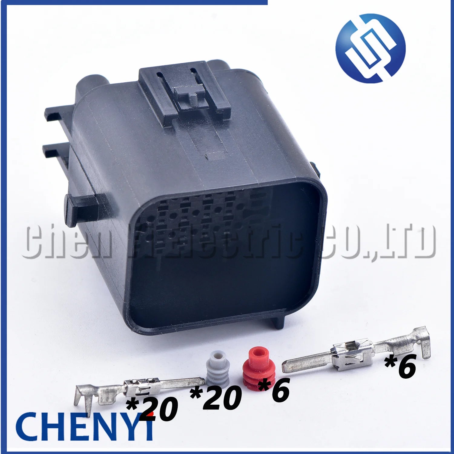 26 Pin 6B+20S male or female Automobile waterproof connector Car radar harness plug Socket 1897013-2 1897009-2 With pins