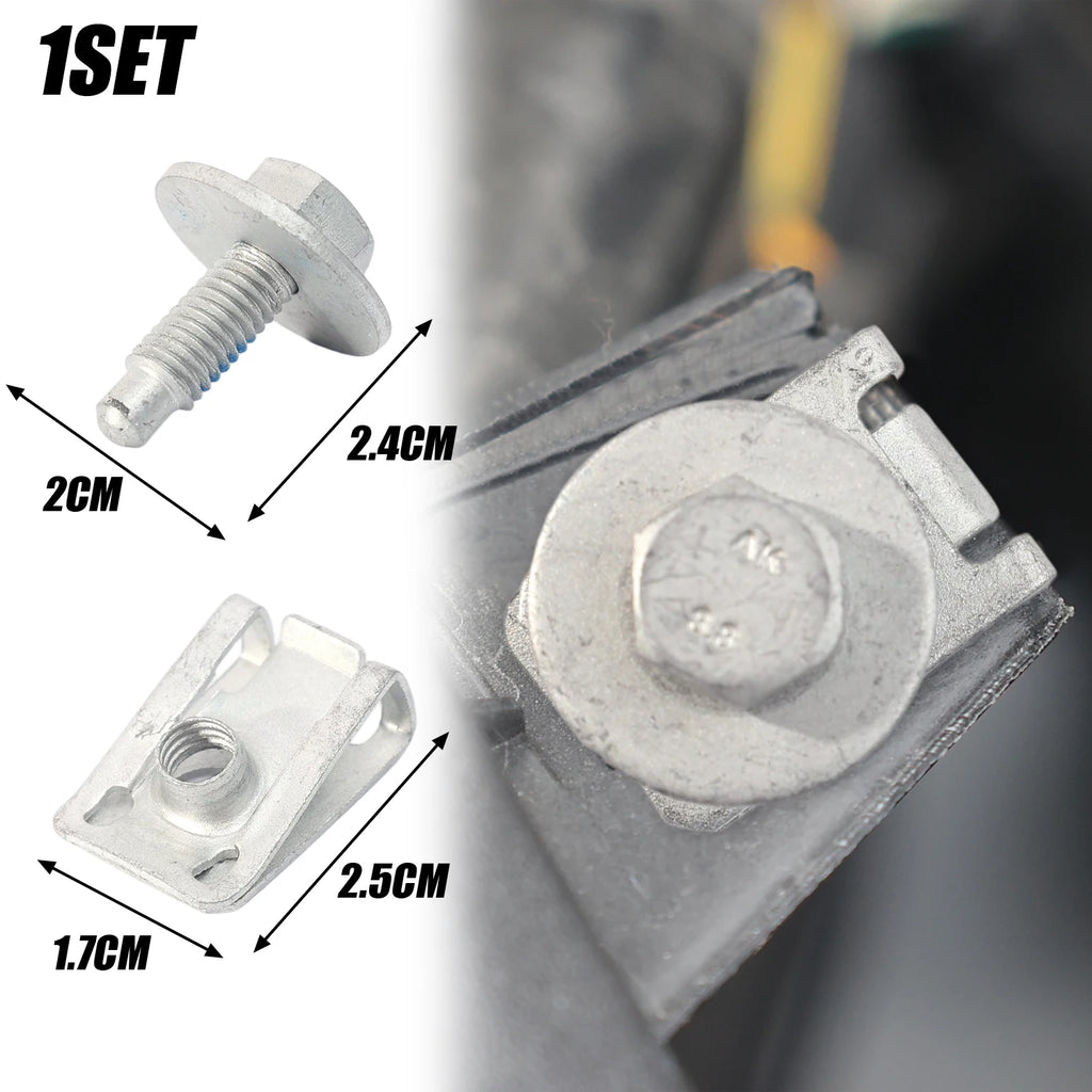 20Pcs High Quality Car Body Bolts Clip M6 Engine Covers Splash Shield Guard Bumper Fender Retainer Fastener Auto  Accessories