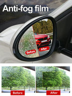 Car Rearview Mirror Film Side Window Rainproof Clear Film 2/1Pcs Anti Fog Window Mirror Protective Film Sticker Car Accessories