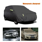 Universal For Audi A3 A4 A5 A6 A7 B7 B8 C5 Q2 Q3 Q5 7 Body Full Covers Black/Silver Outdoor Sun Snow Rain Protection Cover Amagi