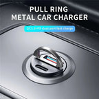 200/100W Mini Dual Ports USB Car Charger Lighter Fast Charging Phone Charger Adapter for IPhone 13 12 Xiaomi Huawei Samsung Amag