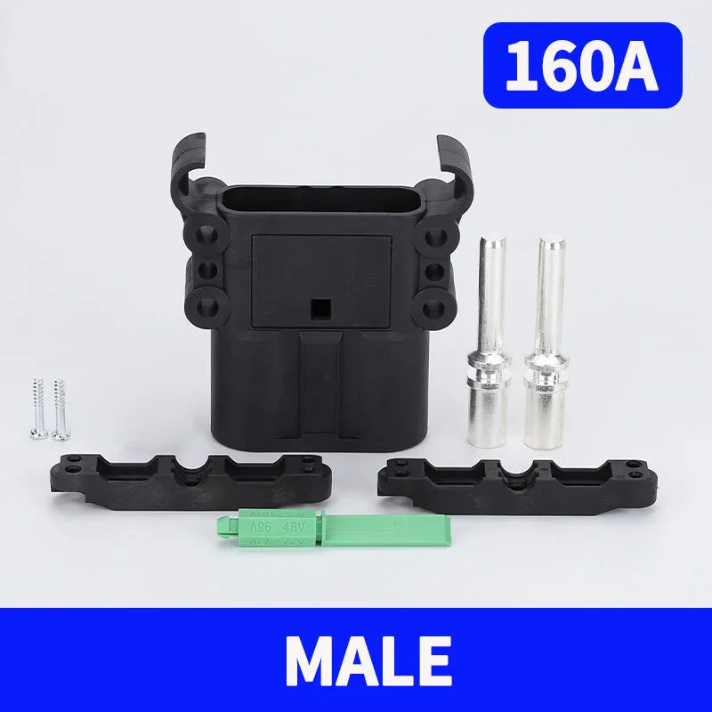 1/5/20 Sets REMA Type Connector 80A 160A 320A Electric Forklift Power High Current Battery Charger Male And Female Plugs Sockets