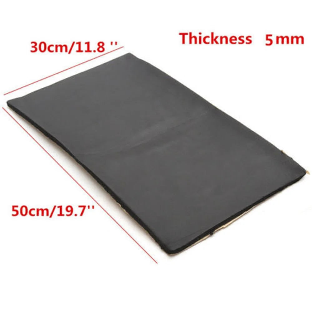 30*50cm 5mm Car High-Density High-Quality Sound Proofing Deadener Self Adhesive Foam Insulator Cotton Foam