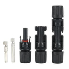 1/5 Sets Photovoltaic Solar PV Connector IP67 Y/T Type 30A 1000V 3-7 Way Branch Kit for PV/MC Cable 2.5/4/6mm² Battery Module