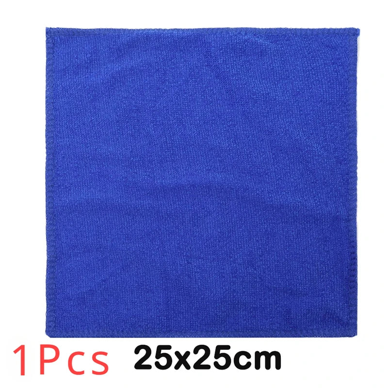 20/1pcs Car Wash Microfiber Towels Soft Drying Cloth Hemming Washing Towel Universal Automatic Motorcycle Vehicle Cleaning Tools
