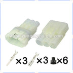 3 Pin Connector Waterproof Sumitomo 2.2mm Male Female Connector Auto Wire Harness Electrical Cable Plug 6187-3801 6180-3451