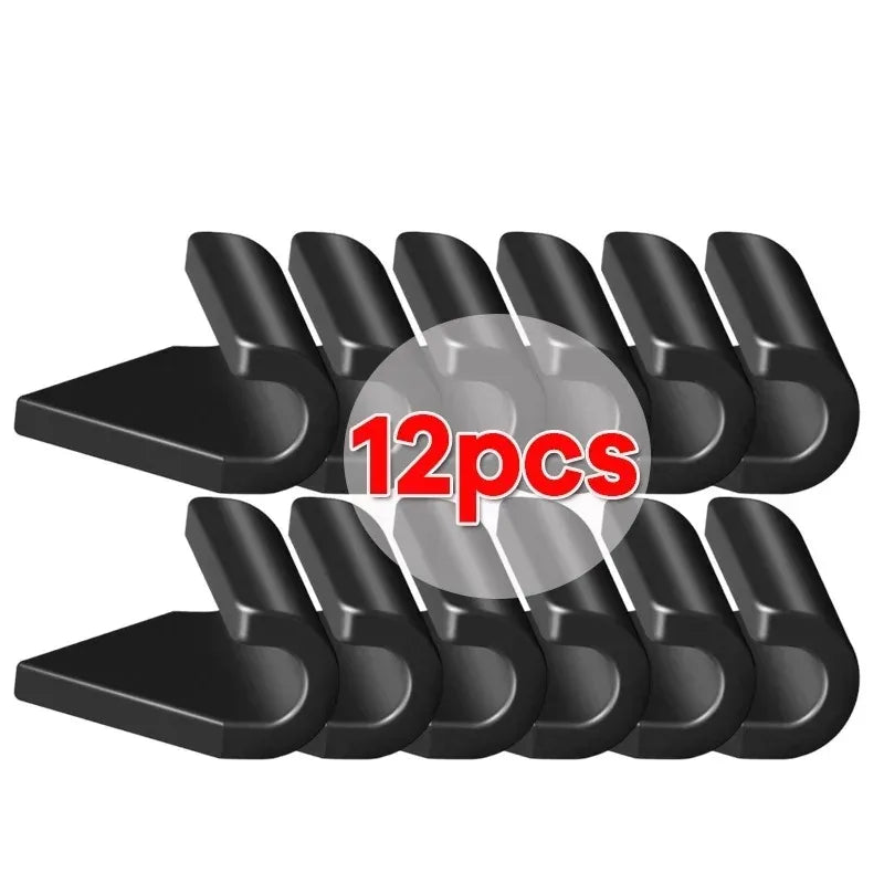 6-60PCS Multi-functional Car Navigation Storage Clip Car Charger Data Cable Fixing Clip Cable Holder Fixed Wire Clips Fastener
