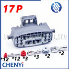 17 Pin female composite Automobile waterproof connector Engine plug 7283-1074-40 With pins For Toyota Lexus