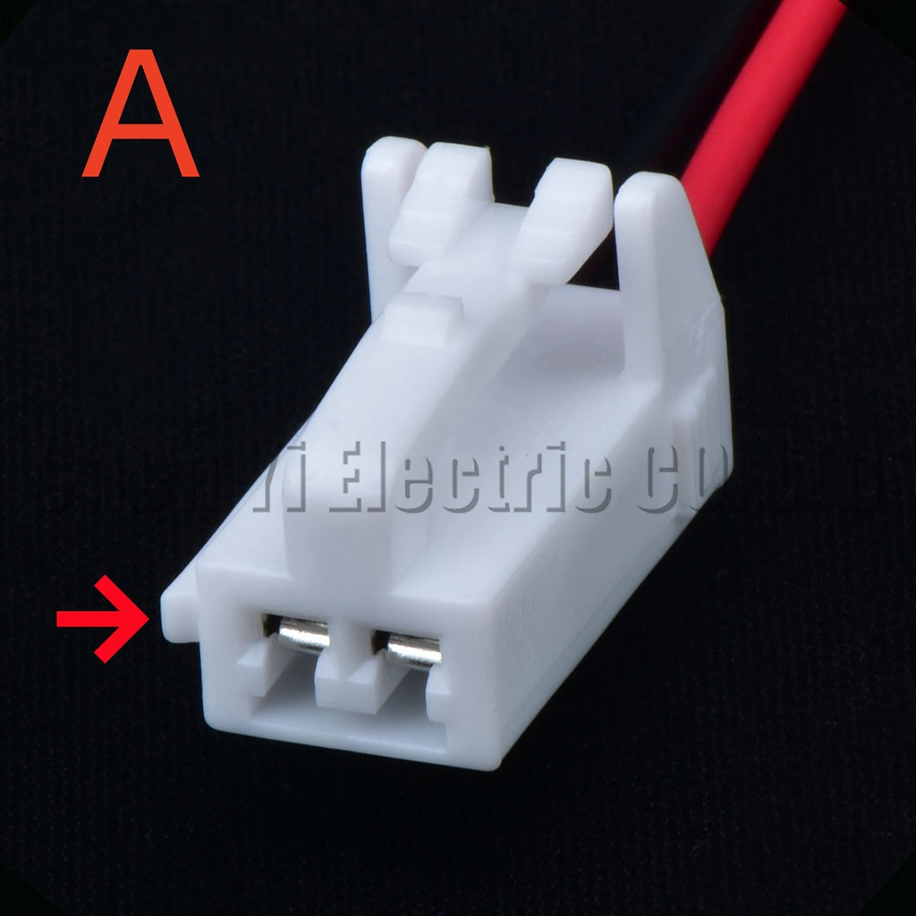 2 Pin Auto Connectors Electric seat reading light horn Wire harness Plug 7283-1020 9098...