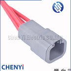 4 Pin Power Connector Plug DTP06-4S DTP04-4P for Cummins Isx 871 ECM Power Connector Module P#3684275RX ECU 4988820 with wires