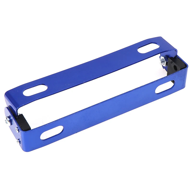 Universal Motorcycle Car License Plate Frame Aluminum Power Racing Auto Adjustable Angle Metal License Plate Holder Bracket