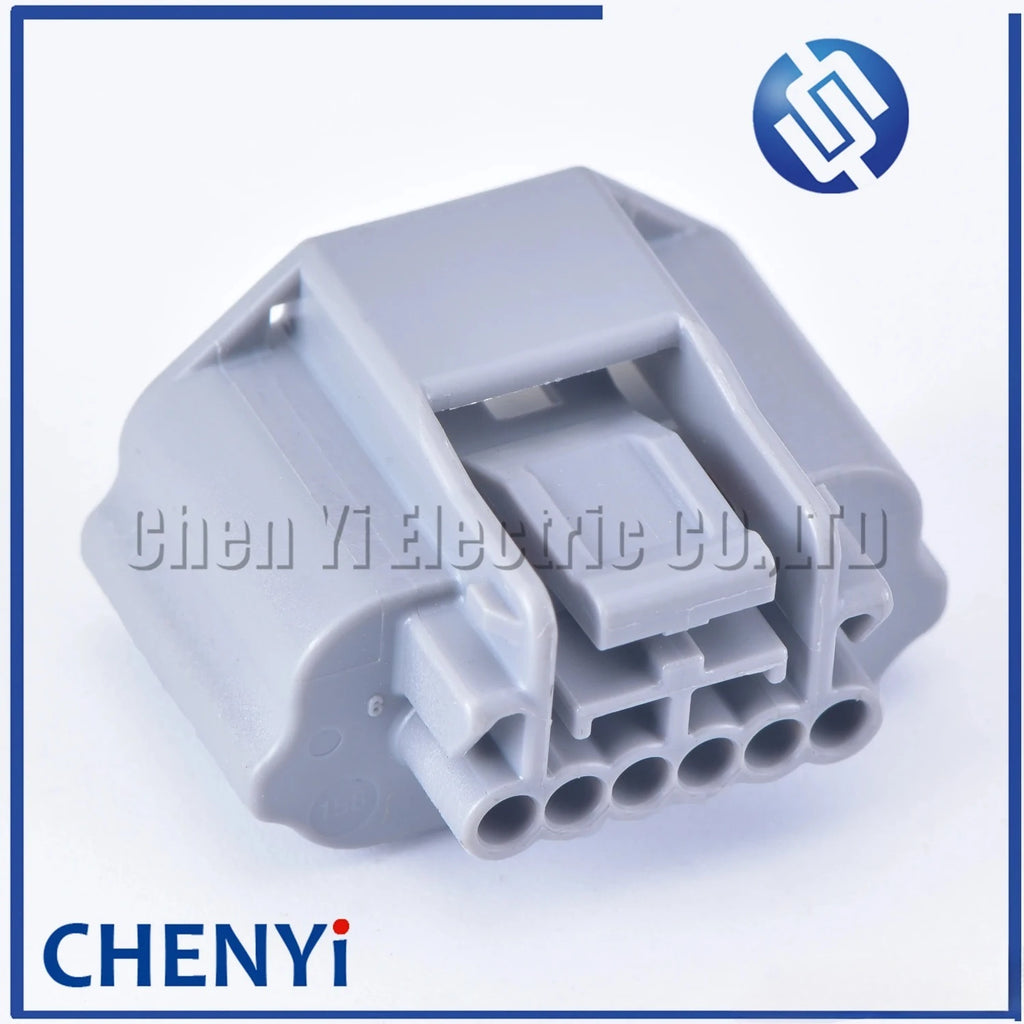Gray 1 Sets 6 Pin 0.6mm female Waterproof Automotive Connector Sensor Plug For Honda Nissan Toyota 7287-3839-40