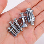 40-4pcs Petal Shape Rivet Nut Screw Bolt Kit M4 M5 M6 M8Metal Rivetnut Panel License Plate Clamp Lock Jack Nuts Auto Accessories
