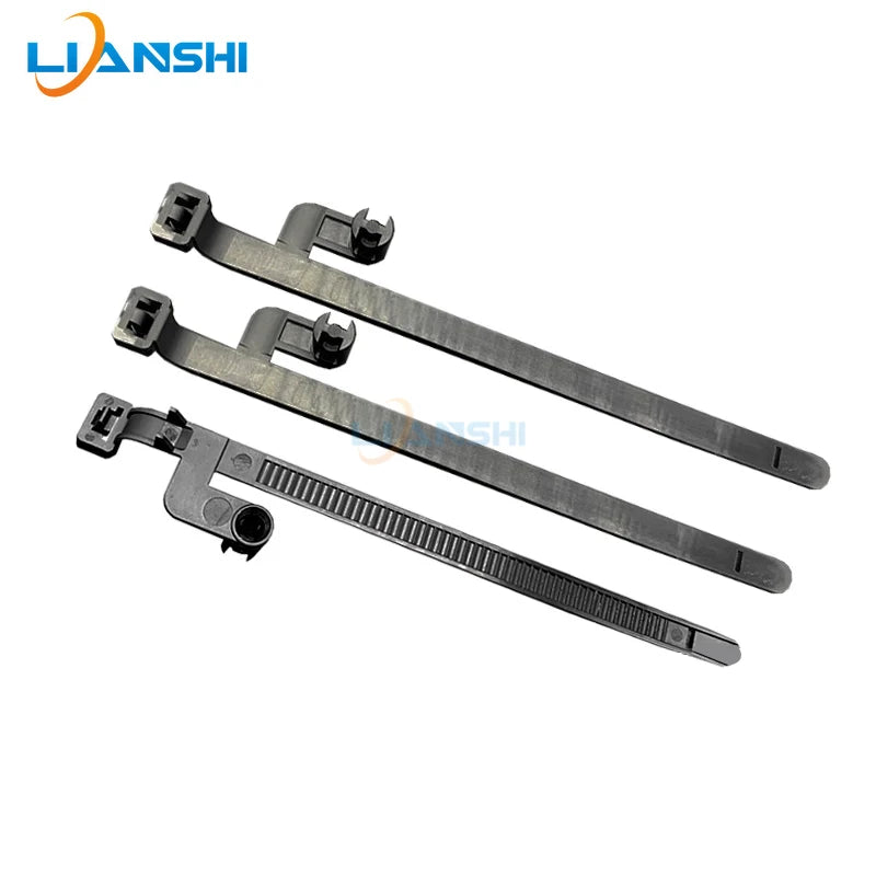 Automobile fixed head cable tie pin, nylon cable tie, auto repair forklift special binding wire 8*160