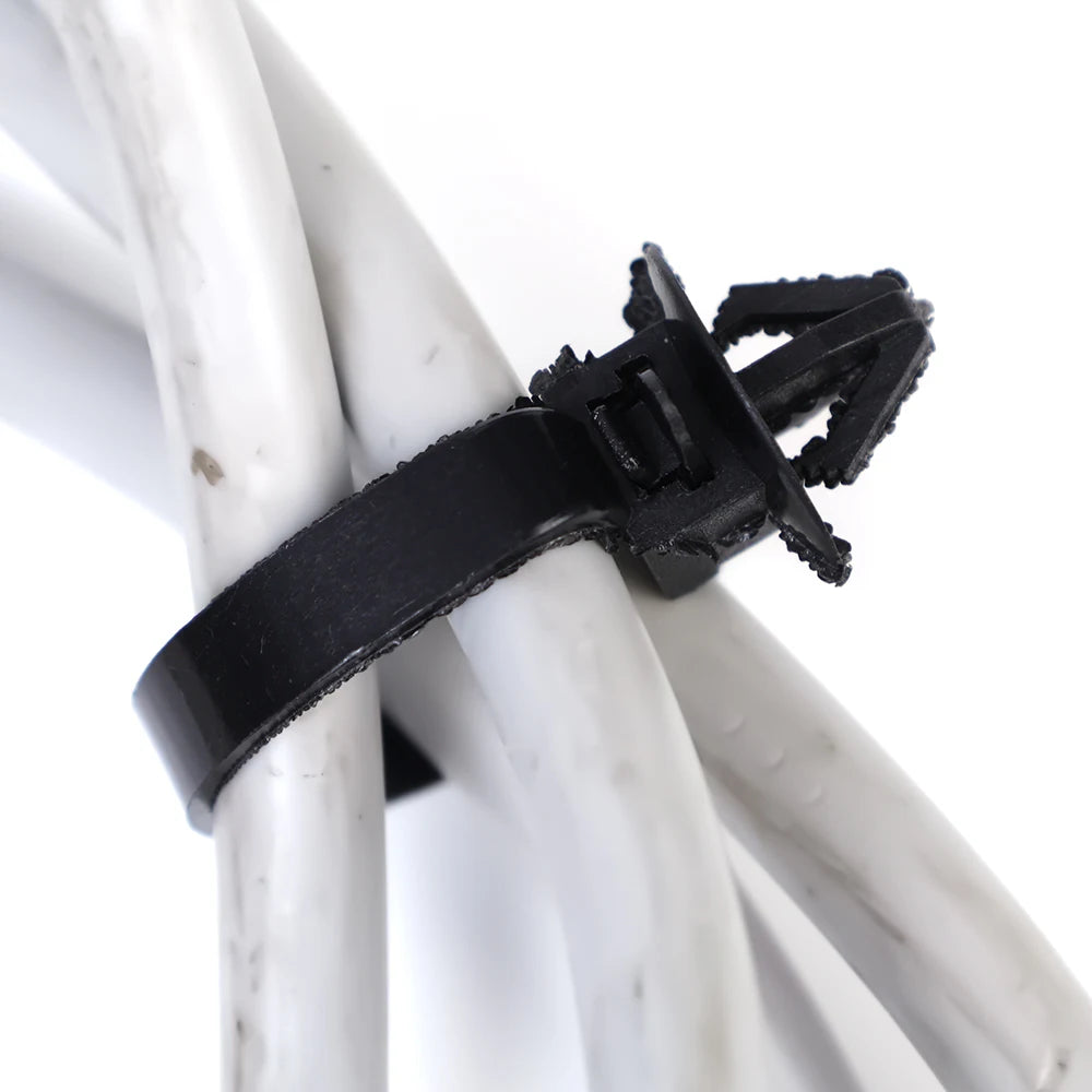 20/10Pcs Nylon Car Tie Wrap Cable Fixed Fasteners Clips Car Cable Fastening Strap Wire Band Tie Wrap Zip Tie Auto Fastener 9.5cm