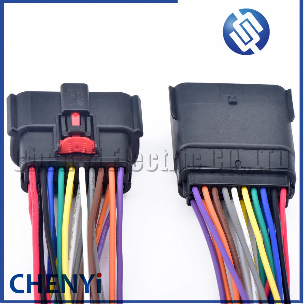 20 Pin Headlight Socket Lamp Light Connector Wire Harness plug 33482-2132 33472-2001 For Chevrolet Ford EDGE Fiesta Cadillac