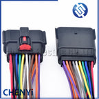 20 Pin Headlight Socket Lamp Light Connector Wire Harness plug 33482-2132 33472-2001 For Chevrolet Ford EDGE Fiesta Cadillac