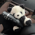 Plush Puppy Clutch Decoration Car Wiper Turn Signal Switch Decoration Cute Bowknot Dog Car Wiper Doll Interior Accessories