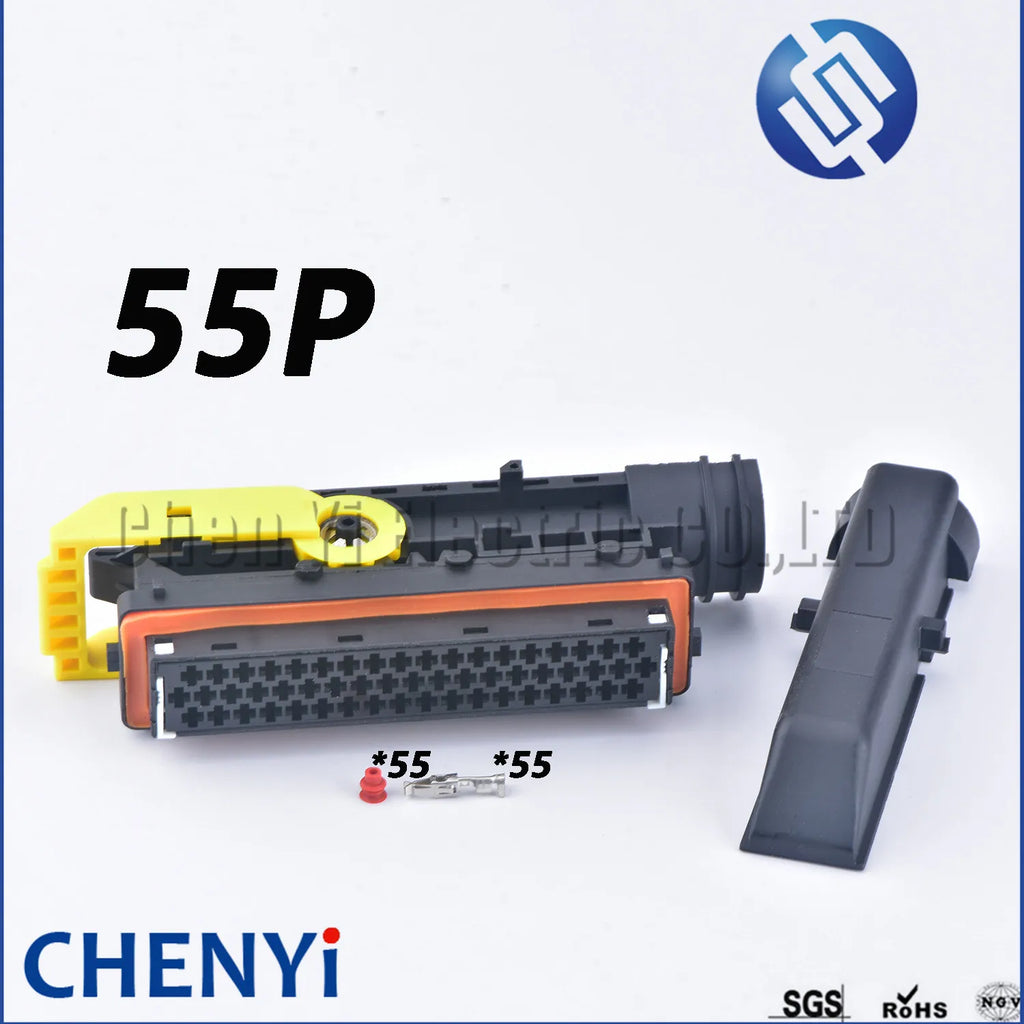55 Pin Auto Waterproof Connector module pld A0045450426C truck ECU Plug DJ7552-3.5-21 1718248-1 A4574434140 A0084462840