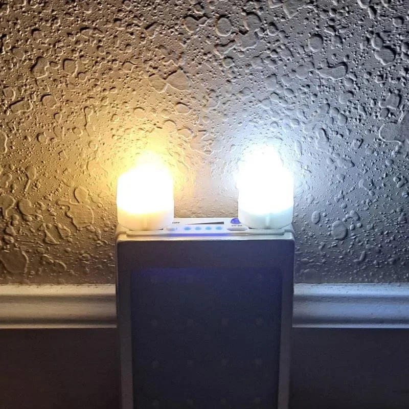 USB Night Light Portable LED Plug Lamp 1- 20pcs Warm White Eye Protection Reading LIght Lamp 5V 1W USB Plug Night Lights