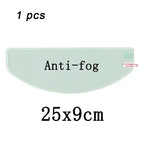 Crystal-Clear Helmet Anti-Fog Film–Nano Rain-Repellent Visor Shield for Day/Night Riding, Zero Distortion, Easy DIY Application