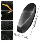 Motorcycle Seat Cover Elastic PU Leather Scooter Waterproof Dust Protector Sun Cover Universal Motorcycle Seat Protector Amagi