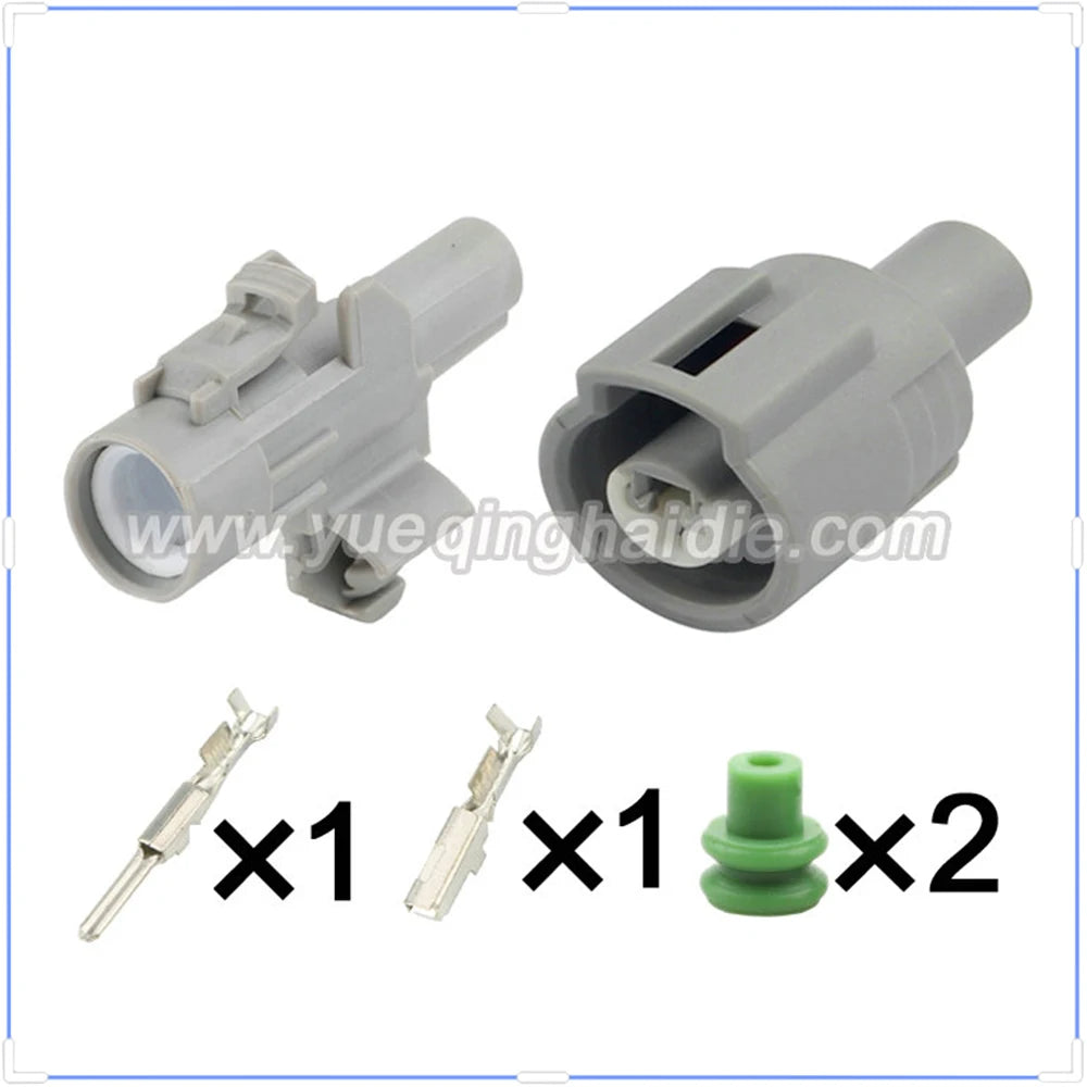 1-Pin Connector Waterproof 2.2mm Male Female Connector Automotive Terminal Wiring Harness Cable Socket 7282-1113-40 7283-1113-40
