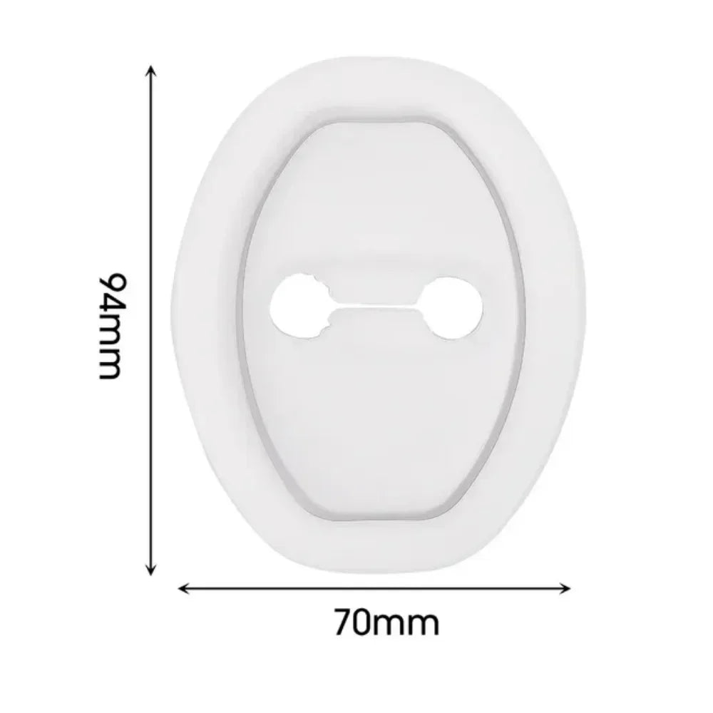 8/1pcs Car Door Lock Anti-collision Silicone Cover Auto Doors Lock Buckle Mute Protective Cushion Sticker Car Shock Absorber Pad
