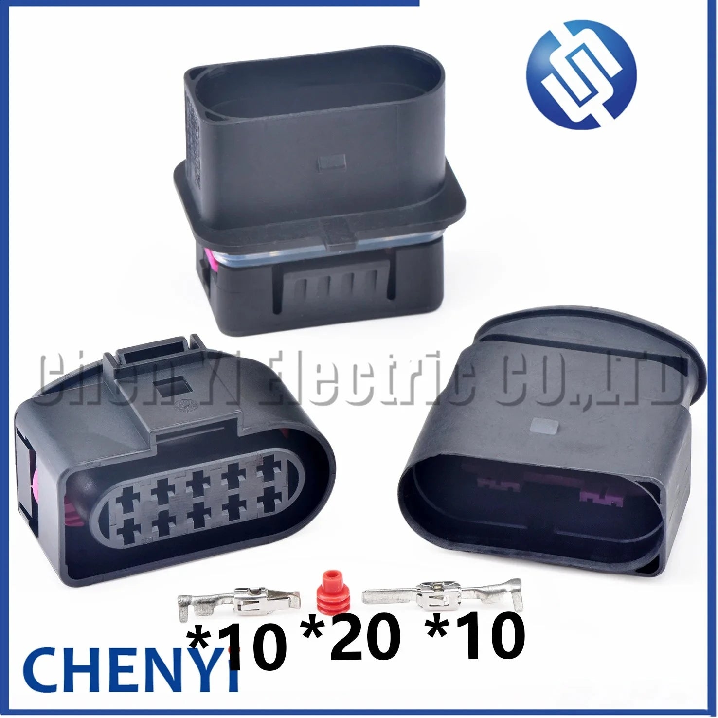 10 Pin Temp Sensor Plug Deflation Valve Connector Halogen headlight plug 1J0973835 1J0973735 6R0973735 493578-2 2294597-1
