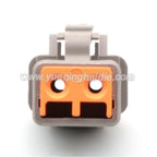 2 PIN Connector Waterproof 2.3mm Series Male Female Connectors Wiring Harness Housing Cable Socket DTP04-2P DTP06-2S
