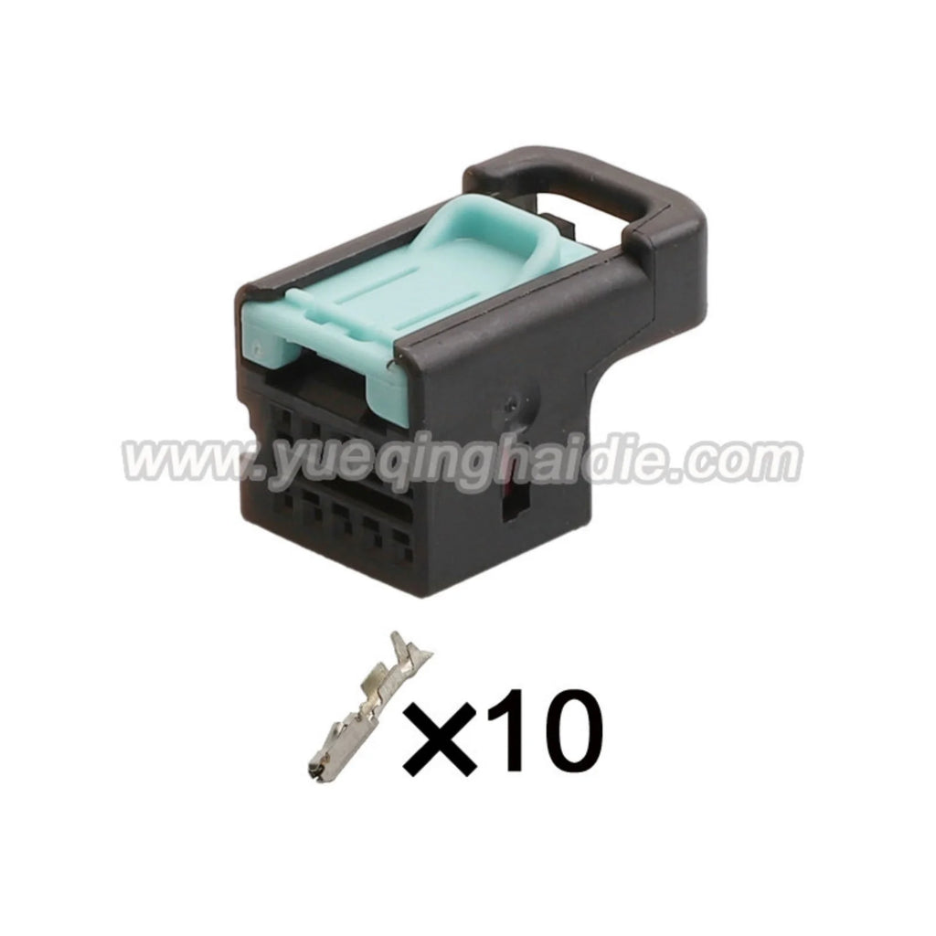 10-PIN Connector Unsealed 0.6mm Series Male Female Connectors  for VW DSG Selector 1K0972766 1K0972776
