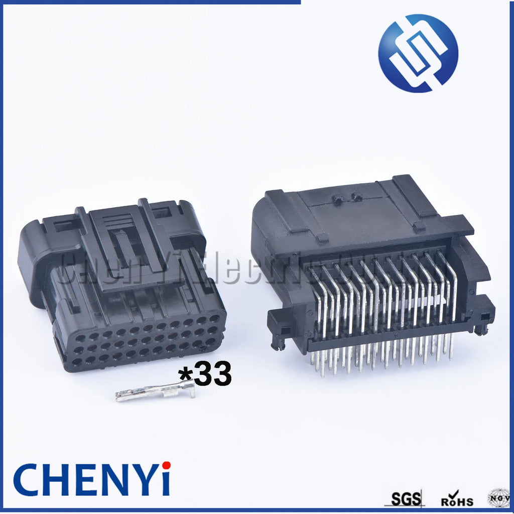 33 Pin Motorcycle engine ECU ECM PCB connector waterproof plug 6188-4871 6189-7106 CBR 125 R CBR125R 2011-2013 CDI For Honda