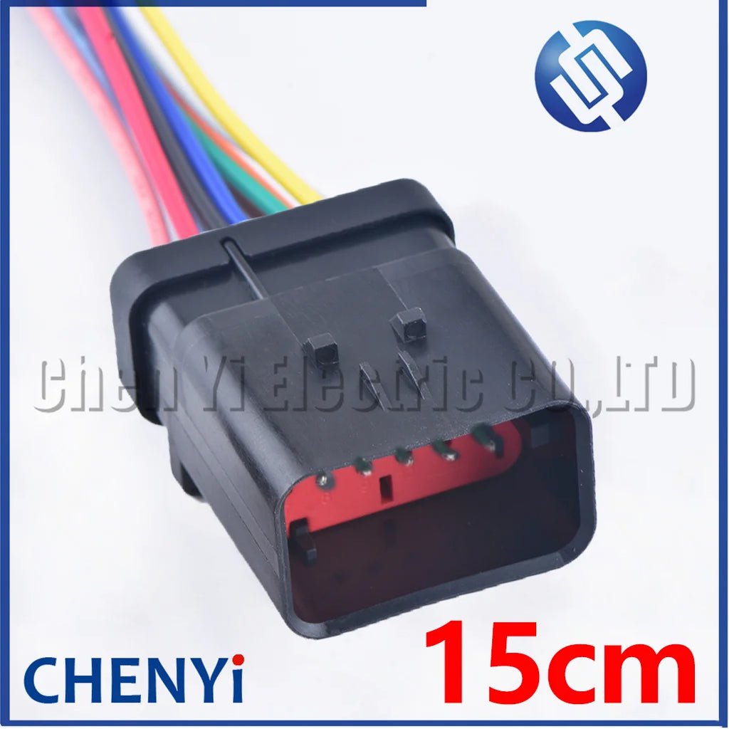 12 Pin male female Auto Waterproof Connector Camshaft Sensor Plug Engine Injector 776438-1 776437-1 For Carter Excavator