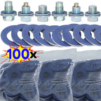 Oil Pan Gaskets Nut Seal Ring Alumium for Toyota Lexus Engine Oil Drain Plug Seal Washer 90430-12031 Cars Parts Auto Accessories