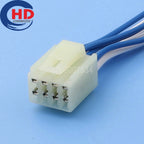 8 Pin Connector Unsealed 2.3mm Male Female Connector Cable Motorcycle Electrical Harnesses Wiring Harness 6090-1051 6090-1021